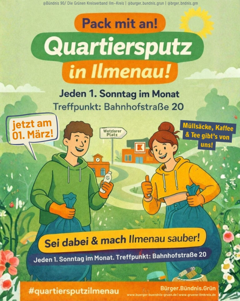 Quartiersputz am 01. März: Gemeinsam in den Frühling starten